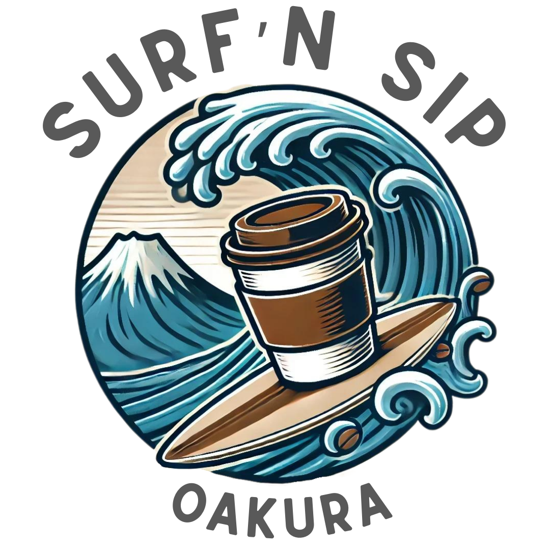 Surf N Sip Oakura Logo